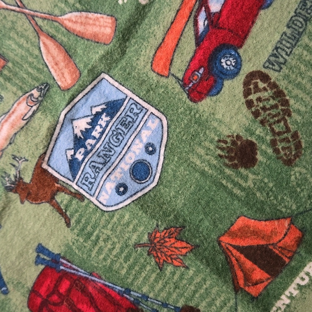 Patchwork Lap Quilt with Multicolor Design - Picture 4 of 5